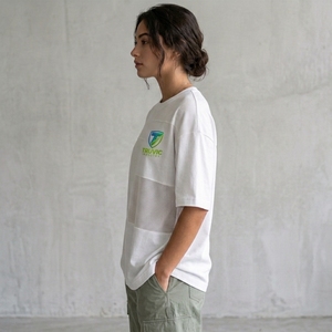 เสื้อยืดโอเวอร์ไซส์สีพื้นแบบมีสีให้เลือก  รับสั่งทำเสื้อยืดพิมพ์ลายสำหรับผู้หญิง เสื้อยืดโอเวอร์ไซส์ลำลองสำหรับผู้หญิง  ออกแบบลายได้ฟรี - Product Image 5