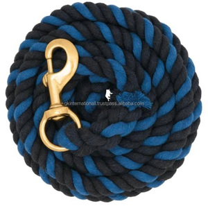 Cuerda de plomo de algodón sólido para caballos y ganado con perno de satén de alta resistencia reemplazable cuerda de plomo de caballo y accesorios - Product Image 2