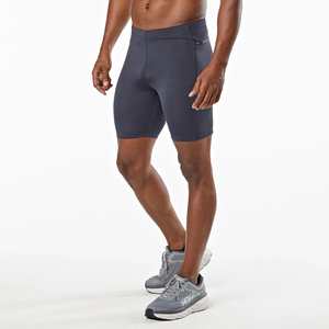 Shorts de musculation pour hommes, shorts de compression 3D pour la gym, leggings de fitness ajustés, shorts de compression de couleur unie - Product Image 2