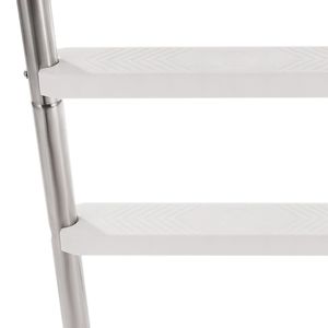 Scaletta per Piscina a 3 Gradini con Doppio Corrimano, Antiscivolo, in Acciaio Inossidabile Resistente, Capacità di Carico 120 kg, Materiale Plastico - Product Image 2