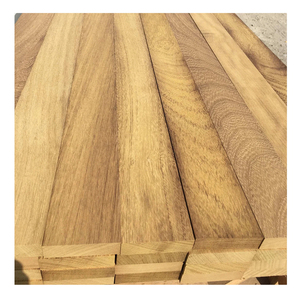 Plancher en bois dur, surface lisse, style moderne, salon, Iroko de haute qualité - Product Image 5