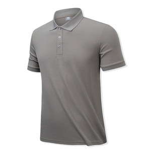 Polo en coton doux tricoté à col boutonné, manches courtes, pour homme, été - Product Image 6