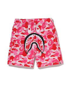 Pantalones Cortos de Playa para Hombre, 100% Algodón, Estampado de Camuflaje Rosa, Anti-UV, Secado Rápido, Cintura Elástica, Estilo Casual, Logotipo de Boca de Tiburón en la Parte Delantera - Product Image 3