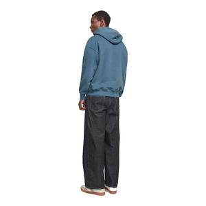 Sweat-shirt à capuche uni pour homme, 100% coton molletonné, coupe classique, respirant, séchage rapide, écologique, pull décontracté d'hiver - Product Image 5