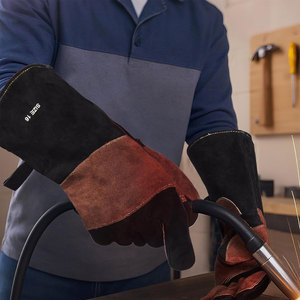 Gants de sécurité en cuir sur mesure, gants de mécanicien anti-chocs TPR, vêtements de travail antidérapants, gants de sécurité industriels à vendre - Product Image 3