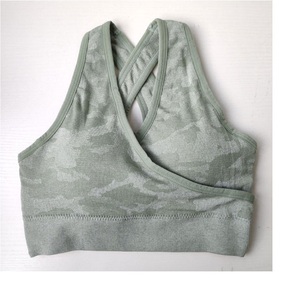 Cross Shoulder <b>Straps</b> Seamless Premium Quality Fitness Gym Yoga <b>Bra</b> Breathable Eco-Friendly High Impact Sports <b>Bras</b> for Womens - Product Image 3