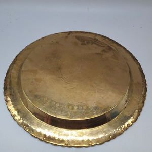 Bandeja de Servir de Latón de Alta Calidad, Diseño Moderno, Apta para Lavavajillas, Hecha a Mano, de Una Sola Capa, para Cocina, Escritorio, Decoración de Comedor, Multiusos - Product Image 4