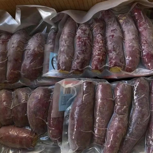 Batido de Patata Dulce Orgánica Congelada al Vapor, Procesada IQF Premium, Lista para Comer, Ideal para Dieta y Gimnasio, 1.5kg X10 Bolsas en Caja - Product Image 1