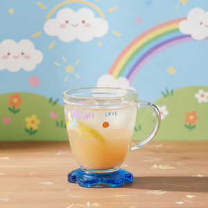 [Holar] Taza de Té con Leche Reutilizable de Plástico Resistente a los Golpes, de Grado Alimenticio, Fabricada en Taiwán, con Base de Flor de 10 oz, para Niños, Mujeres y Familias - Product Image 5