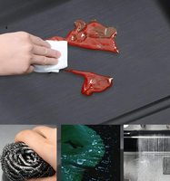 Évier de cuisine multifonction cascade en acier inoxydable intelligent noir avec affichage numérique LED, cuve unique, fait main, à encastrer sous plan