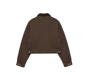 Quilted Lining Men Vintage Working Jacket Custom <b>Heavy</b> <b>Duty</b> Cotton Lined Jacket Utility Canvas <b>Zipper</b> Working Jacket For Men - Product Image 2