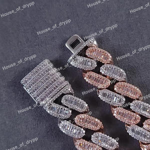 VVS Moissanite Diamond Unisex 925 Silver Bracelet Full Iced Out Hip Hop Style Passes Diamond Tester Diamond Bracelets - Product Image 3