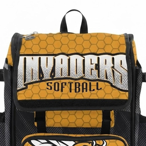 Sacs de baseball personnalisés avec logo, compartiment à chaussures, poche à gants, crochet de suspension et porte-bouteille d'eau – Vente en gros - Product Image 5