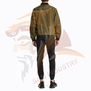 Veste bomber d'hiver légère sur mesure de haute qualité, grande taille, avec fermeture éclair, fabricant OEM, veste d'hiver pour homme de haute qualité - Product Image 2