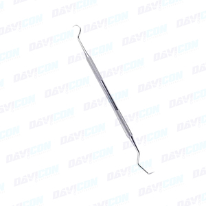 Raspador Dental de Doble Punta de Acero Inoxidable, Juego de Instrumentos Manuales para Eliminar Cálculos, Uso Quirúrgico, Clase I - Product Image 3