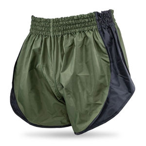 ผู้ผลิตขายส่งมืออาชีพ กางเกงมวยไทยผู้ชายแบบกำหนดเองได้ ลายเรียบง่าย ราคาโรงงาน บริการศิลปะการต่อสู้ - Product Image 1