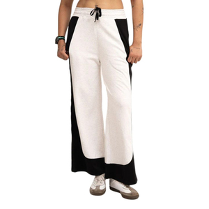 <b>Women's</b> Black White Solid Fleece <b>Winter</b> Regular Fit <b>Trouser</b> Casual Fashion Soft Fabric Comfortable Style <b>Women</b> <b>Trouser</b> - Product Image 1
