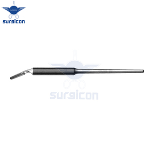 Cuchillo de Cirugía con Mango de Goma de 14 cm / 5-3/4 Pulgadas 3 mangos quirúrgicos reutilizables de acero inoxidable, redondos, angulados y sólidos para uso dental - Product Image 4