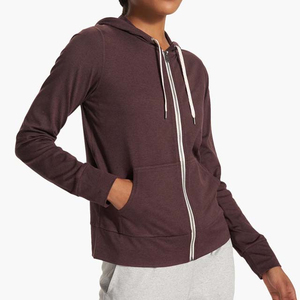 Sudaderas con Capucha Personalizadas con Logotipo para Mujer, Sudadera con Cierre de Cremallera de Algodón 2026, Sudaderas Transpirables de Talla Grande para Mujer de Pakistán - Product Image 1