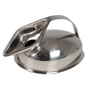Urinoir féminin manuel réutilisable en acier inoxydable Rsi Holloware, instrument de chirurgie générale de classe I pour hôpital, certifié CE, garantie 3 ans - Product Image 1