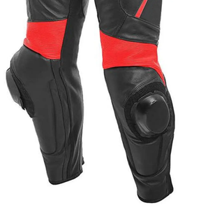 Pantalons en cuir sur mesure OEM, Samtex 4-Way Stretch, pantalons de moto, coupe flexible, poches pour protections de genoux CE - Product Image 3