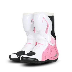 Chaussures de moto en cuir respirantes de haute qualité pour hommes, style unique, logo personnalisé, haute résistance, ODM, vente en gros, toutes tailles - Product Image 4
