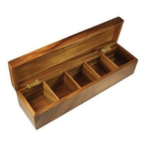 Wooden <b>Tea</b> Storage <b>Box</b> with Transparent Acrylic Lid Foldable Handmade Durable Design Customizable Capacity Shape for Home Decor - Product Image 6