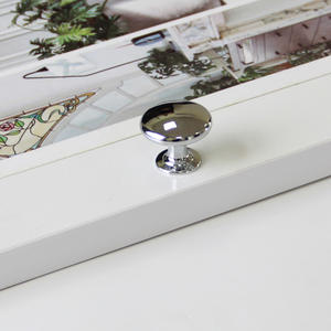ODM Service Modern Zinc Alloy Round Cabinet <b>Knob</b> Polished Chrome <b>Furniture</b> <b>Handle</b> Hardware Products for Kitchen Bathroom - Product Image 4