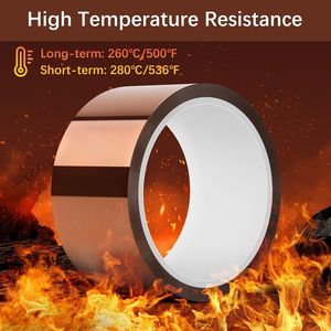 Nastro per Trasferimento a Sublimazione Resistente al Calore 50mm X 36m (120ft) - Pellicola e Nastro per Stampa ad Alta Temperatura per Elettronica - Product Image 4