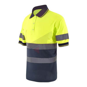 Camisetas Polo de Seguridad de Manga Corta con Alta Visibilidad Reflectante, Camisetas de Seguridad Reflectantes - Product Image 4