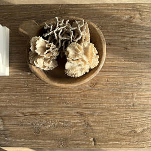 Mesa de Centro de Madera de Olmo Rústica Reciclada, Estilo Vintage, con Acabado Natural Envejecido para Sala de Estar - Product Image 2