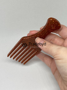 Peine de Resina Ecológico de Estilo Hada de Tradebyd, Herramienta Elegante para el Cuidado del Cabello, para Cabello Grueso, Rizado, Liso y Ondulado - Product Image 6