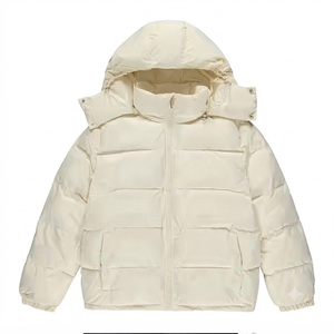 Custom Logo <b>Men's</b> Long <b>Hooded</b> Insulated <b>Coat</b> Patchwork Design Water Resistant Breathable Winter Private Label Fast Delivery - Product Image 6