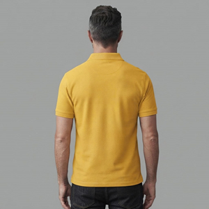 เสื้อโปโลผู้ชายแฟชั่น ผ้าฝ้าย 100% 180 GSM พิมพ์ลายโลโก้แบบ DTF ตามสั่ง สีพื้น ผ้าถัก แห้งเร็ว สไตล์สตรีทแวร์ - Product Image 2