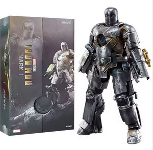 Zd Toys Nuova Edizione Originale <span class=keywords><strong>Marvel</strong></span> 10° Anniversario <span class=keywords><strong>Iron</strong></span> <span class=keywords><strong>Man</strong></span> Mk1 in PVC Non Luminoso, Action Figure 1/10 con Articolazioni Mobili - Product Image 2