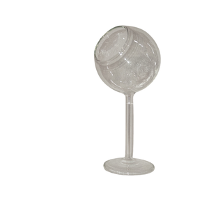 Copa de Vino Estilo Globo con Tallo Largo, Soplada a Mano, Portátil, Capacidad de 0.10L - Product Image 4