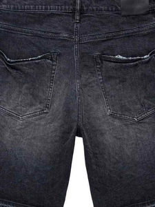 กางเกงยีนส์ขาสั้นผู้ชายสไตล์ใหม่สั่งทำพิเศษ แต่งขาดแบบดิสเทรส สีพื้น ผลิตในปากีสถาน มีจำหน่ายแล้ว - Product Image 6