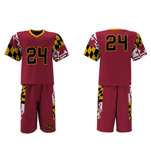 ชุดลาครอสแบบพิมพ์ลายระบายอากาศได้ดี ผลิตจากผ้าสแปนเด็กซ์/โพลีเอสเตอร์ แบบกลับด้านได้ สำหรับผู้ชาย รุ่นใหม่ล่าสุด คุณภาพสูง สำหรับกีฬา - Product Image 3