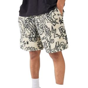 Mens Custom Print Boxy Oversize Short Streetwear Unisex 100% Algodón Pantalones cortos en blanco y ODM/OEM Suministro - Product Image 1