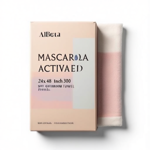 Toalla de Algodón Suave y Absorbente de 24x48 Pulgadas, 300 GM, para Baño de Hotel - Product Image 1