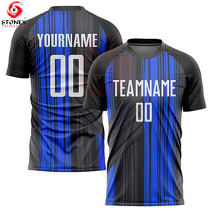 เสื้อฟุตบอลแบบกำหนดเองได้เองสำหรับทุกเพศ แห้งเร็ว ชุดฟุตบอลแบบสั้น พิมพ์ลายแบบ Sublimation เต็มตัว ชุดทีม ขายส่งชุดกีฬา - Product Image 4