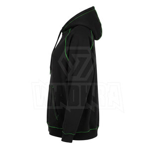 บริการ OEM ขายส่ง เสื้อฮู้ดดี้ผู้หญิงทรงโอเวอร์ไซส์ สำหรับฤดูหนาว สไตล์ลำลอง เป็นมิตรกับสิ่งแวดล้อม น้ำหนักเบา สีพื้น  รับสั่งทำสีและโลโก้ - Product Image 3