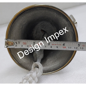 Nautical Ships Bell Wall Hanging Indoor Outdoor Decoration Metal Bells Nickel Plated <b>Hand</b> <b>Casted</b> Door Bell For Home Decor Design - Product Image 3