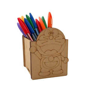 ที่ใส่ปากกา MDF คุณภาพเยี่ยม ลายโดราเอมอน สำหรับงานฝีมือ จัดเก็บอุปกรณ์วาดภาพ ตกแต่ง ราคาขายส่ง - Product Image 1