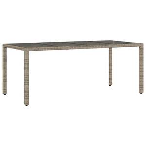 Conjunto de Bistro de Ratán PE Gris de 6 Plazas con Fundas Extraíbles, Mesa y Sillas de Jardín - Product Image 3