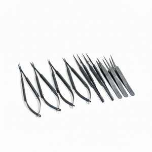 PISSCO Titanium Micro Surgical <b>Instrument</b> Set Micro Titanium Surgical Tools Set Titanium Precision Surgical <b>Instrument</b> Kit 8 PCS - Product Image 1