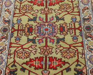 Alfombra de área lavable, antideslizante, hecha a mano, anudada a mano, de lana de alta calidad, moderna, ecológica, para sala de estar, hotel, oficina, interior. - Product Image 3