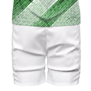 Uniforme de Voleibol Sublimado Verde y Blanco para Hombre, Conjunto de Camiseta de Manga Larga y Pantalones Cortos, Ropa Deportiva de Poliéster para Entrenamiento y Partido - Product Image 6
