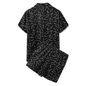 Chemise hawaïenne pour hommes de qualité supérieure chemise à manches courtes imprimée chemise à bouton unique haut de plage décontracté à la mode - Product Image 2