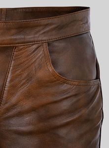 กางเกงหนังคาวบอยแบบผูกเชือก - Product Image 6